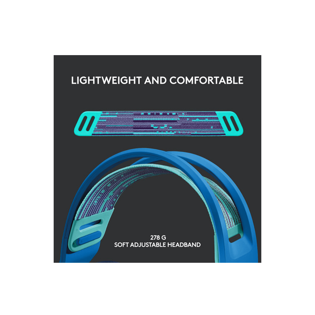 Logitech G733 LIGHTSPEED Wireless RGB Gaming Headset - Blue in Qatar Logitech G733 LIGHTSPEED Wireless RGB Gaming Headset - Blue in Qatar